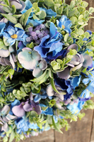 Blue Spring wianek na drzwi, śr.37cm