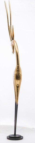 Dionis Gazela B, metalowa figurka, wys.92cm