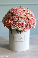 bogaty flowerbox z różami, Sorella Montana, wys.35cm