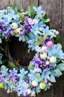 Tella piękny, dekoracyjny wianek na drzwi, śr.28cm 