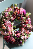 Bella Lux, efektowny wianek na drzwi, śr.40cm 