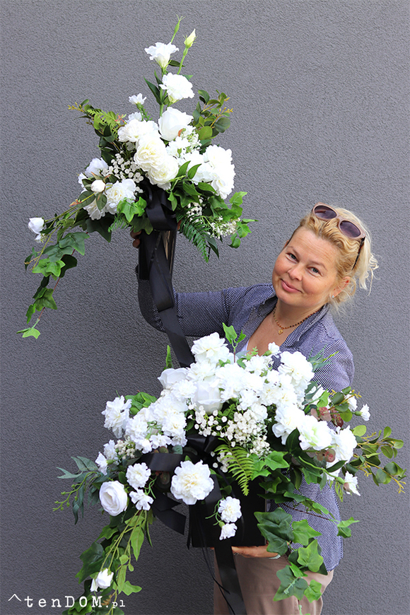 Malano 2, bukiet / dekoracja nagrobna, wys.55cm 