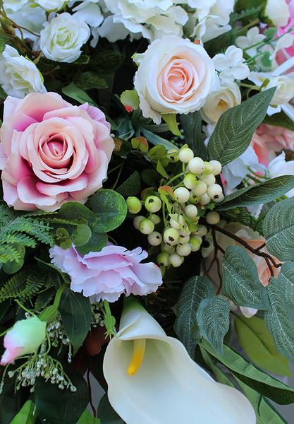 dekoracja / wiązanka nagrobna / bukiet, Samanta, dł.70cm 