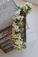 Lotta, komunijny kwiatowy wianek na głowę, rozmiar uniwersalny