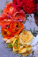 dekoracyjny, przepiękny wianek Bukiet Wiosenny 2, śr.34cm 