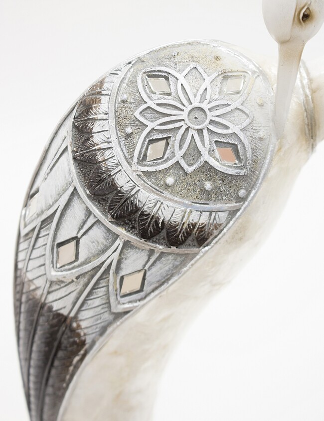 Czapla Etno, figurka glamour, wys.41,5cm