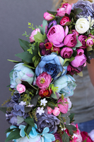 bajeczny, nasycony kolorami wianek Caryca Katarzyna, śr.68cm   