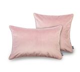poduszka dekoracyjna welurowa, Velvetia, brudny róż, wym.50x50cm