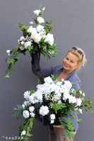 Malano 2, komplet dekoracji nagrobnych, kompozycja + bukiet