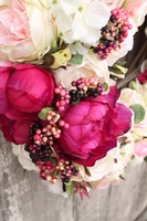 Delicja elegancki wianek na drzwi z kryształem, śr.45cm