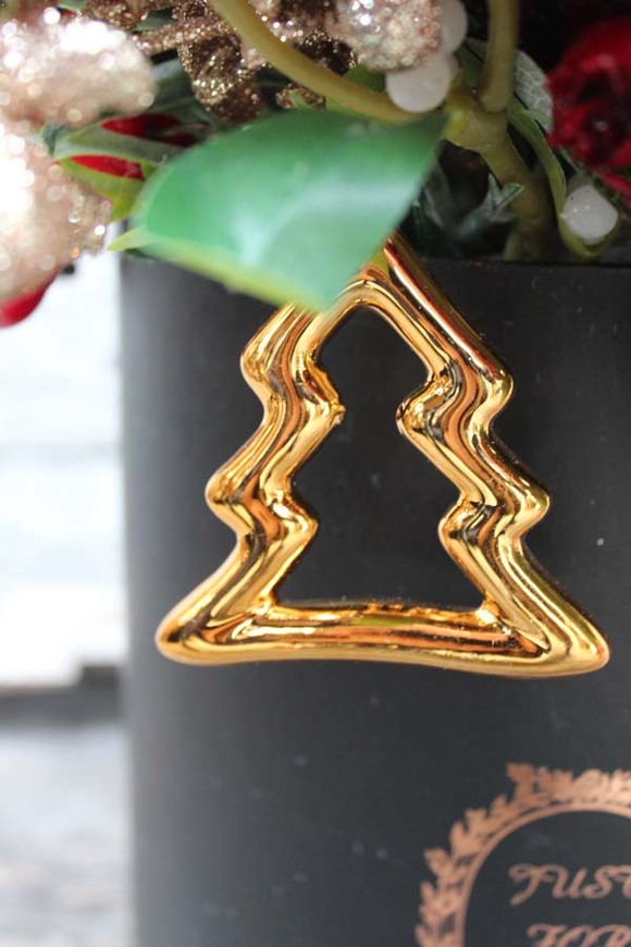 box świąteczny / stroik Kraina Zimy wys.48cm 