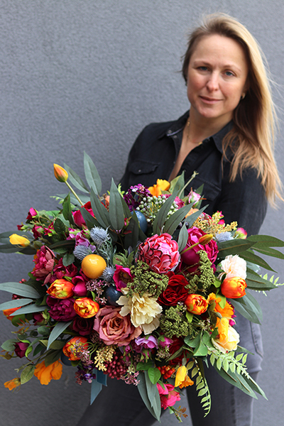 barwny wielkanocny flowerbox Easter Colors, wys.50cm