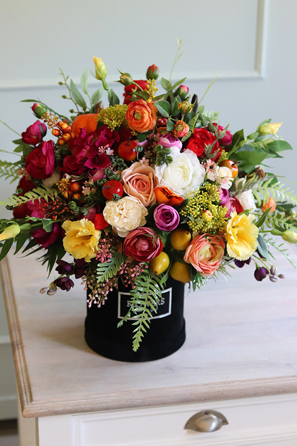 kwiatowy-owocowy flowerbox, Pełnia Lata, wys.50cm