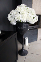 Hydrangea Exclusive kompozycja hortensji w ekskluzywnym naczyniu Nero, wys. 110cm, śr. 50cm