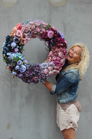 Bella Extra, duży wianek na drzwi, śr.70cm   