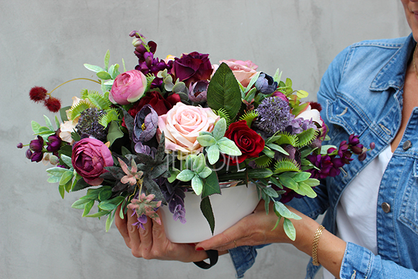 bukiet / kwiatowa kompozycja England Exclusive wys.30cm