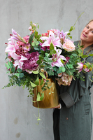 Lilia kompozycja kwiatowa / bukiet wys.75cm, śr.60cm