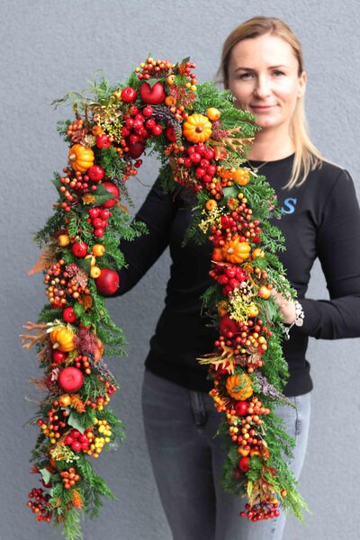 Extra Autumn, barwna girlanda, dł.1,8m 