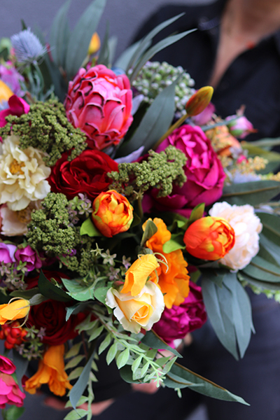 barwny wielkanocny flowerbox Easter Colors, wys.50cm