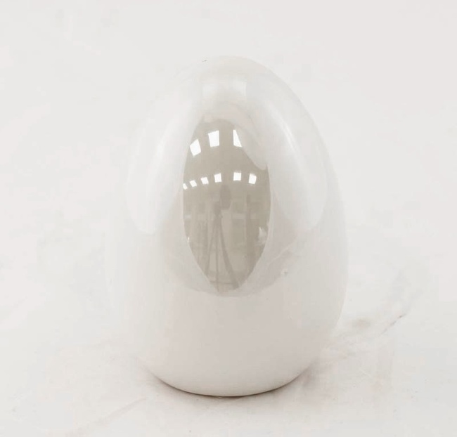 Jajko Simple, białe, wys.11cm