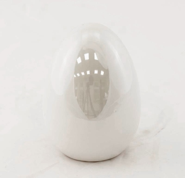 Jajko Simple, białe, wys.11cm