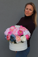 flowerbox / kompozycja Princessa Duo, wys.32cm