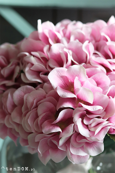 bukiet w szklanym wazonie, Selia, wym.34x30cm