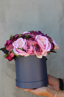 kompozycja kwiatowa / bukiet / Flowerbox Renata, wys.25cm