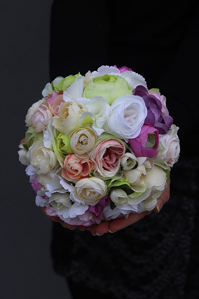 komplet dekoracji Remina, flowerbox & kula kwiatowa 