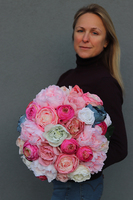 flowerbox / kompozycja Princessa Duo, wys.32cm