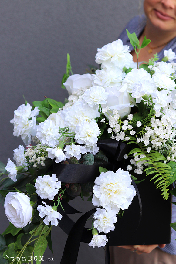 Malano 2, komplet dekoracji nagrobnych, kompozycja + bukiet