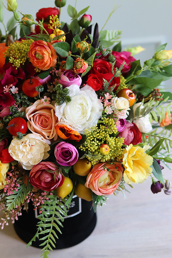 kwiatowy-owocowy flowerbox, Pełnia Lata, wys.50cm