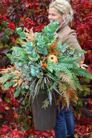 Jesienna Zorza, kompozycja kwiatowa / bukiet, wys.110cm  