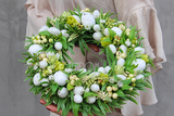 dekoracyjny wianek wielkanocny Naturalna Wiosna, śr.28cm 