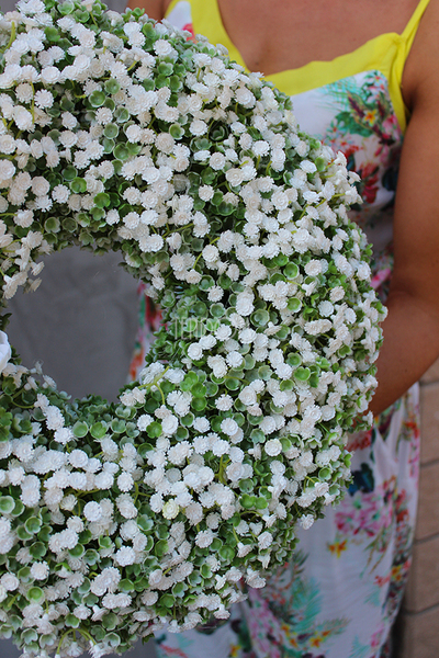 wianek Krasny, dekoracja na drzwi, śr39cm