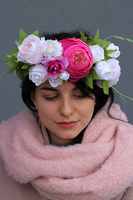 Billato, elegancki wianek na głowę, rozmiar uniwersalny 