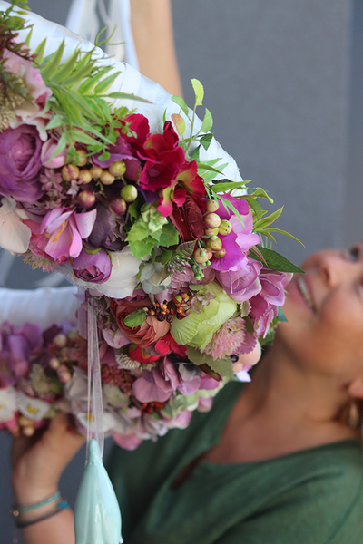 atrakcyjny wiszący wianek z dzwoneczkami, Perrasa, śr.65cm  