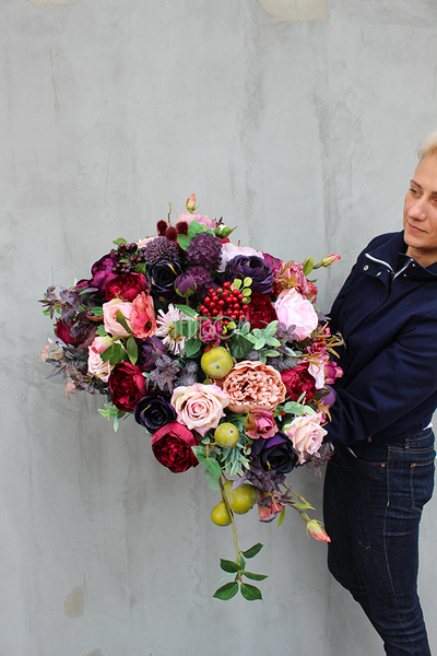 kwiatowa kompozycja nagrobna England Long, wym.33x77cm