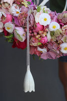 atrakcyjny wiszący wianek z dzwoneczkami, Perrasa, śr.65cm  