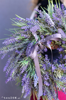 dekoracyjny wianek z lawendą, Lavender Home 2, śr.35cm