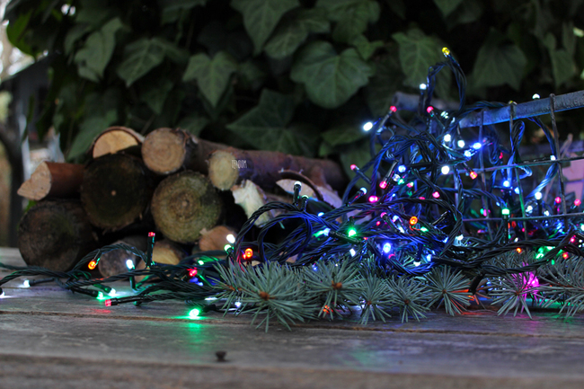 lampki LED  200szt kolorowe-IP44