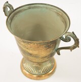 metalowa osłonka / donica / naczynie Golden Dream, 22x27x18cm