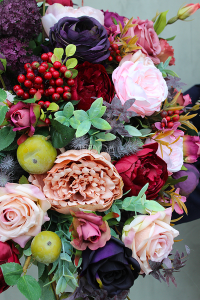 kwiatowa kompozycja nagrobna England Long, wym.33x77cm