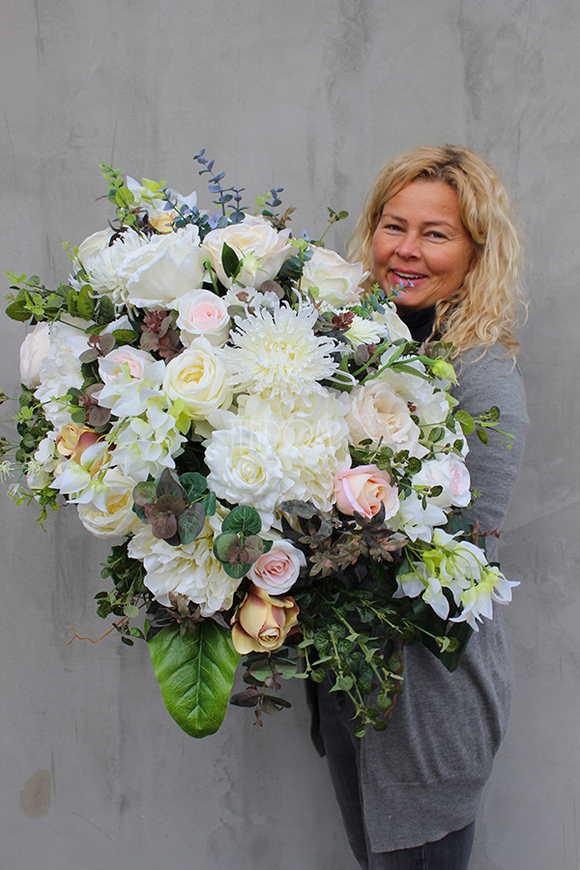 bukiet / dekoracja kwiatowa Magnificio, wym.45x80x60cm 