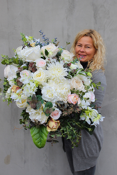 bukiet / dekoracja kwiatowa Magnificio, wym.45x80x60cm 