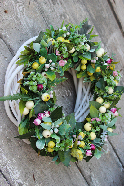 dekoracyjny wianek na drzwi Tenna, śr.32cm 