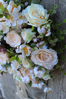 dekoracyjny wianek Ślubny, śr.30cm