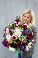 kwiatowa kompozycja nagrobna England, wys.35cm