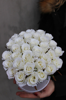 kompozycja kwiatowa / bukiet Flowerbox Edyta, wys.21cm