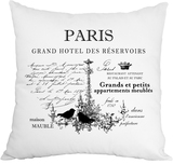 poduszka dekoracyjna biała Paris 43x43cm